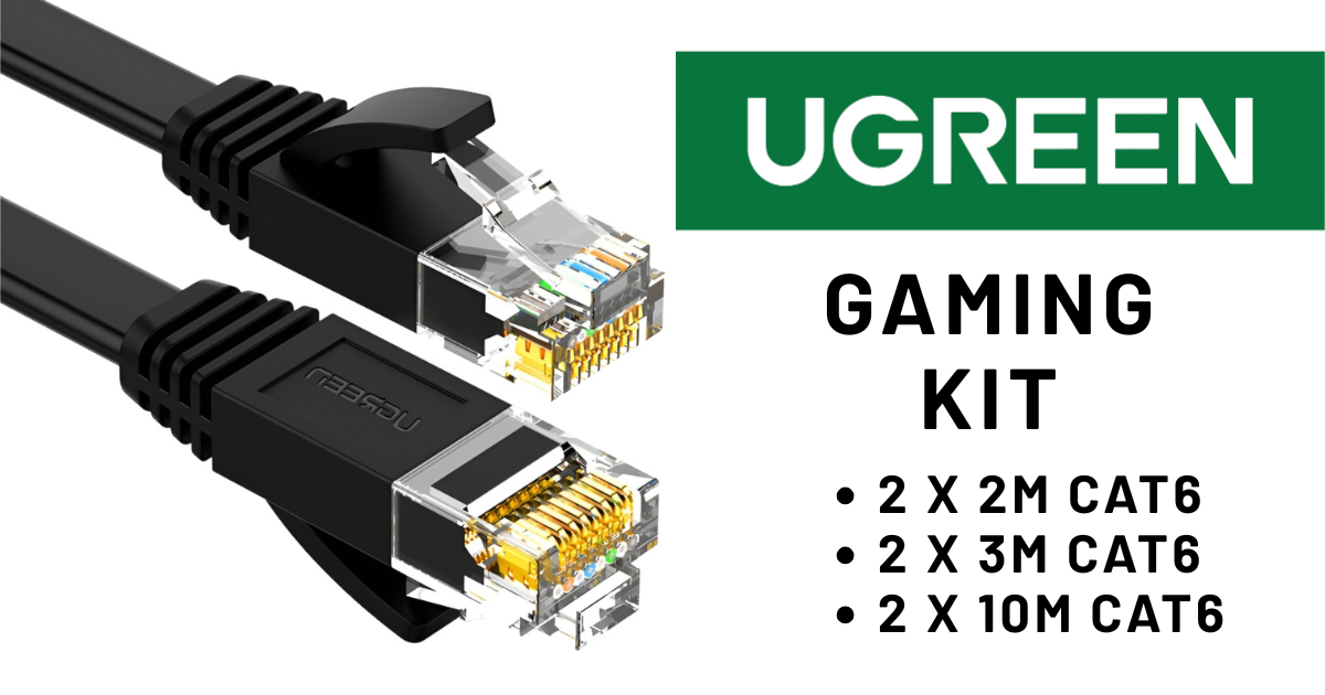 UGREEN CAT6 Gaming Kit (6 Pack)