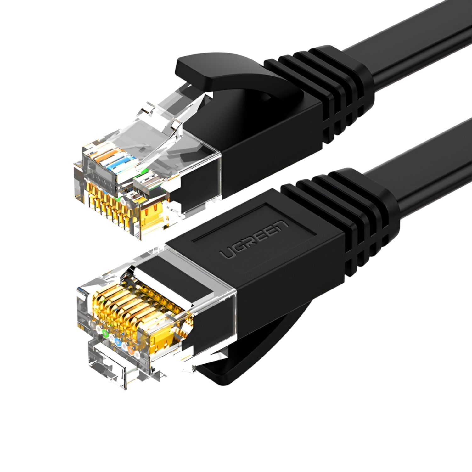 UGREEN NW102 Cat6 U/UTP Flat Ethernet Cable 5m – Black